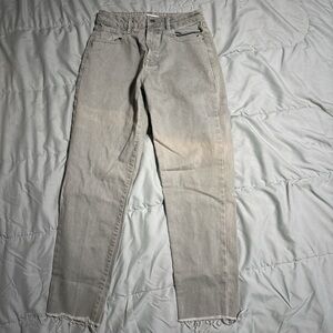 Zara Olive Green Denim Pants